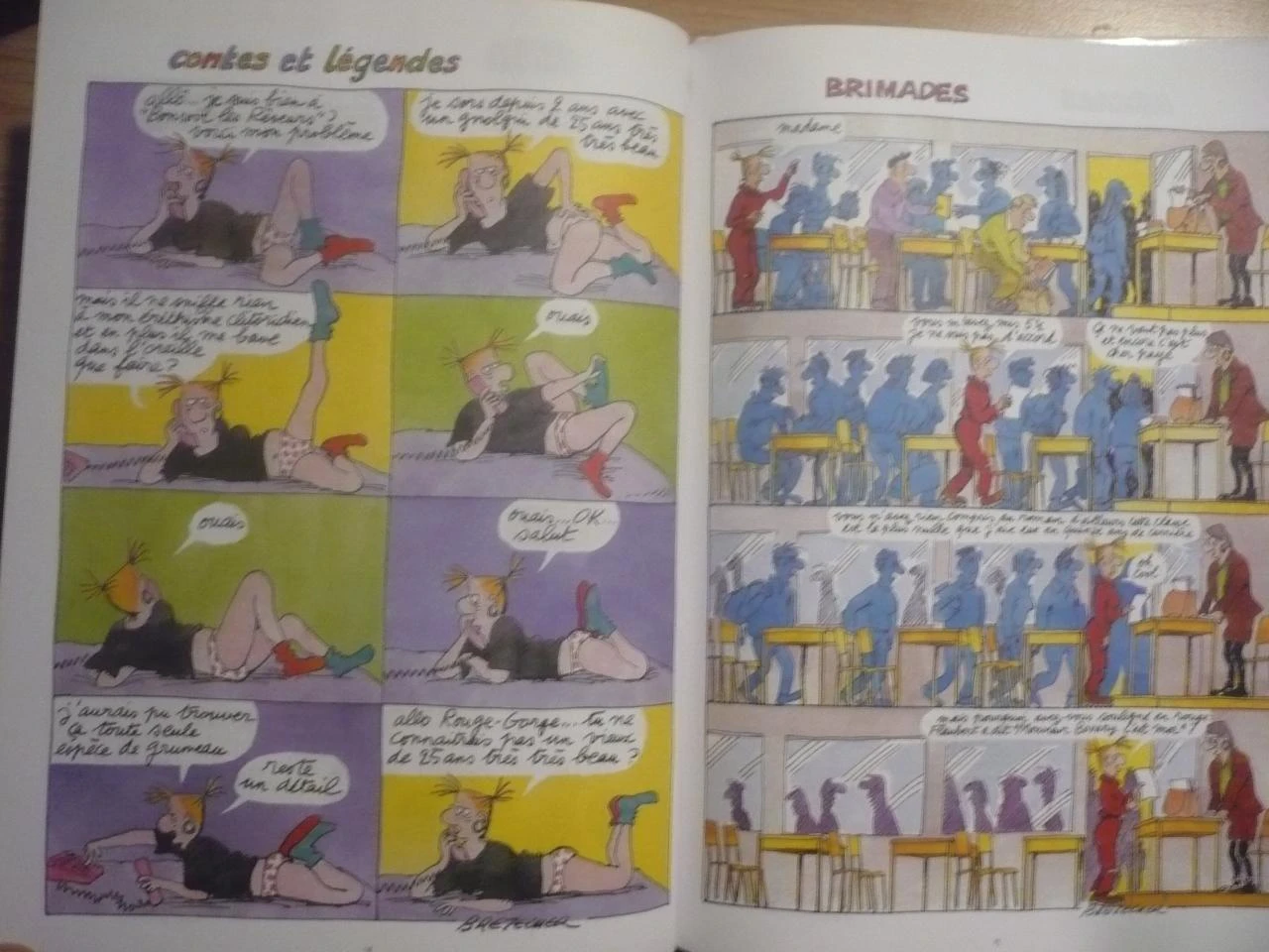 BD LES COMBATS D’AGRIPPINE de Claire BRETÉCHER  - Tome 3 - (2008) – photo 4